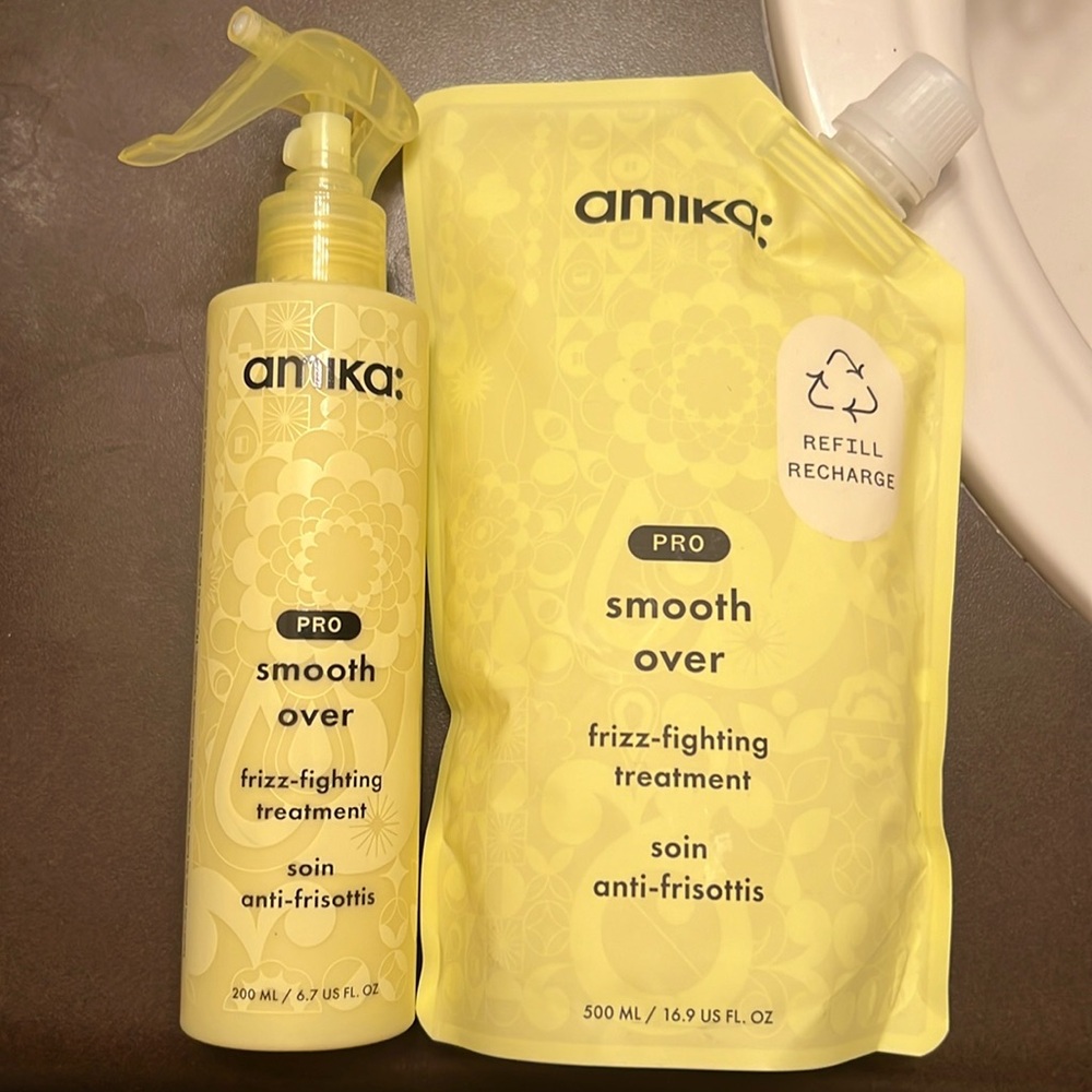 New Amika PROFESSIONAL  Smooth Over Treatment DUO